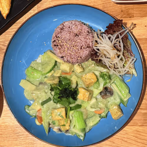 Grünes Curry (vegan)