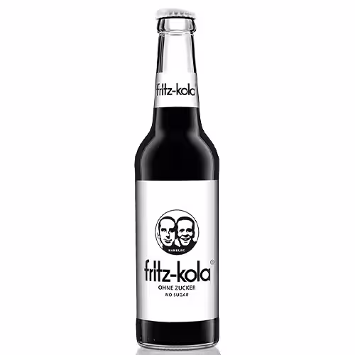 Fritz Kola, ohne Zucker 0,33l