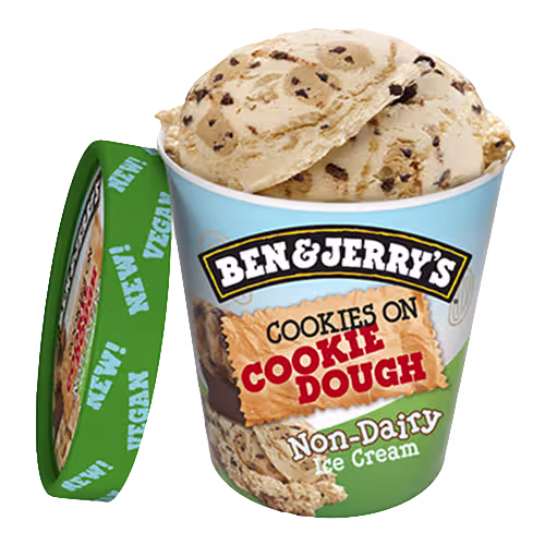 Ben & Jerry's Non-Dairy Oat Cookies on Cookie Dough 465ml