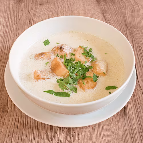 Knoblauchcremesuppe