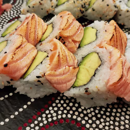 Grilled Salmon Roll