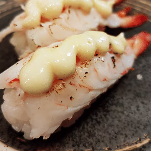 Special Nigiri Aburi Ebi (1 Stück)