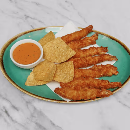 Camarones con Cocos