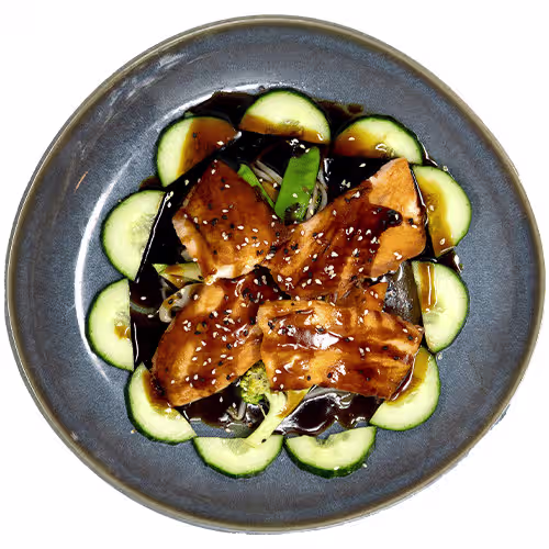 Lachs Teriyaki