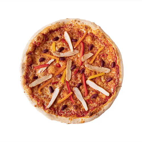 Pizza Mexicana Chicken (scharf)