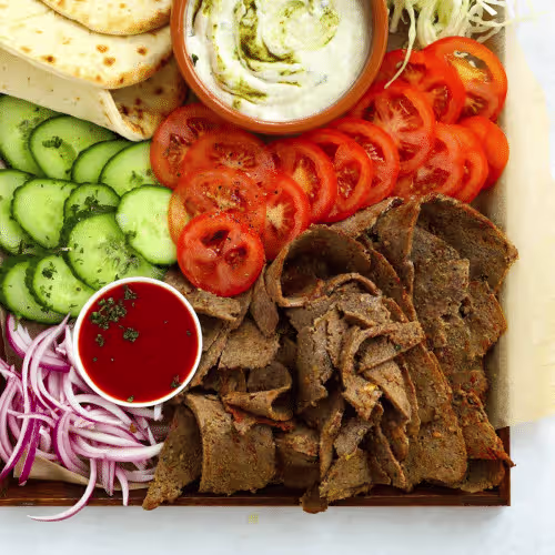 Geflügel-Kebap Teller