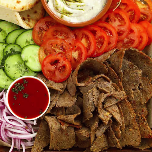 Kalb-Kebap Teller