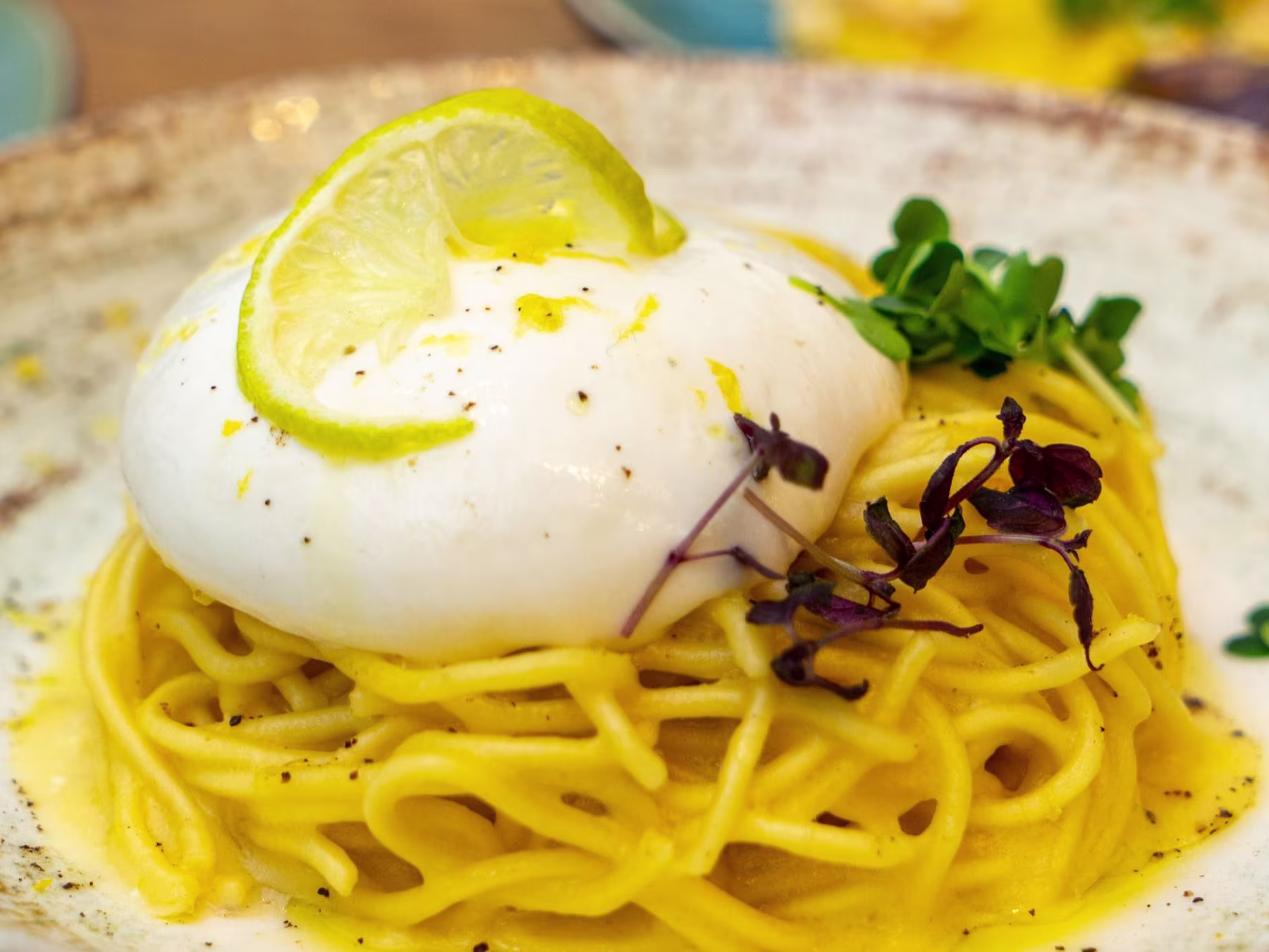 Spaghetti al Limone e Burrata
