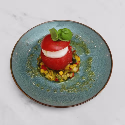 Cuore di Bue alla Burrata con Pesto