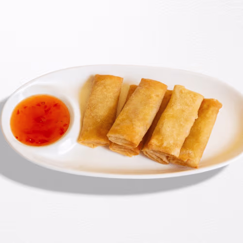 Mini Frühlingsrollen (6 Stück, vegetarisch)
