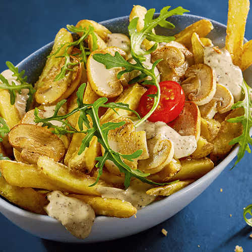 Trüffel Fritten (vegan)