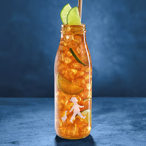 Fl. Eistee Pfirsich-Limette 0,5l (MEHRWEG)