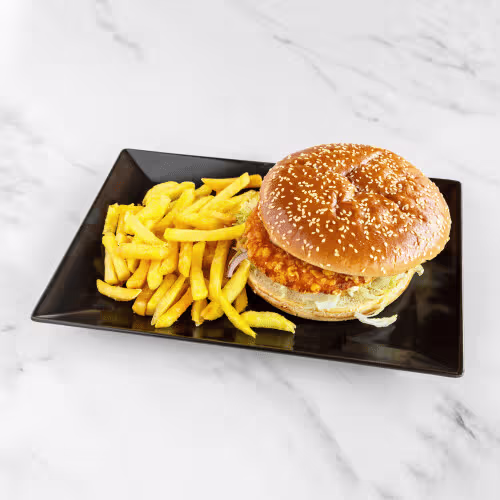 Crispy Chicken Burger Menü