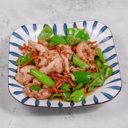 Hühnerfleisch mit Paprika