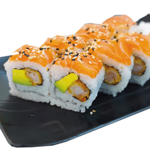 Sake Tempura Maki (8 Stück)
