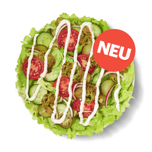 Smashed Falafel Salad