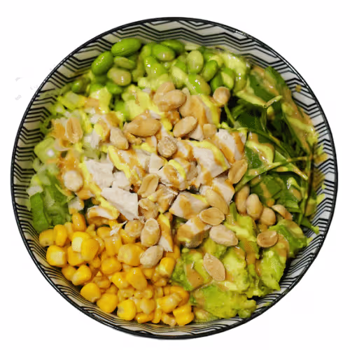 Omega Bowl mit Lachs (High Carb)