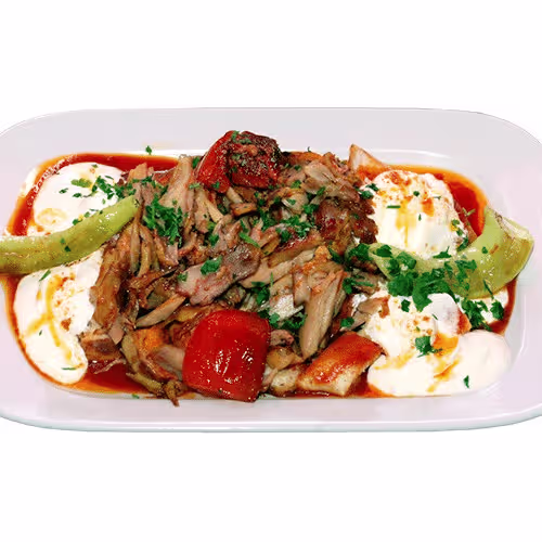 Iskender Kebab vom Huhn