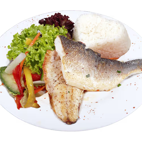 Gegrilltes Zanderfilet