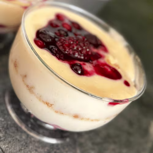 Esno lotus vanillecreme ( lotus biscuit, Früchte)