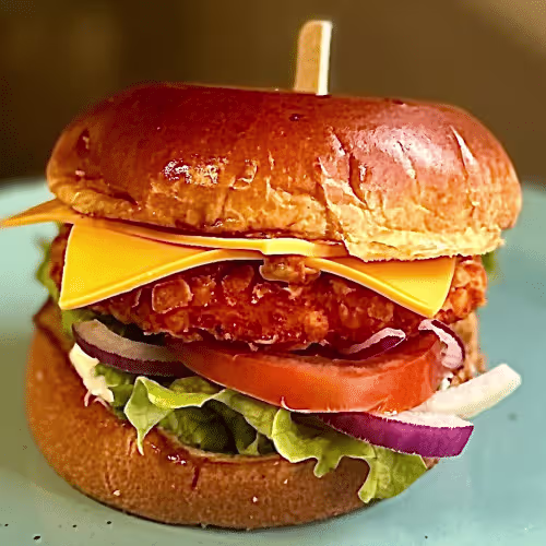 Chicken-Chesseburger Medium