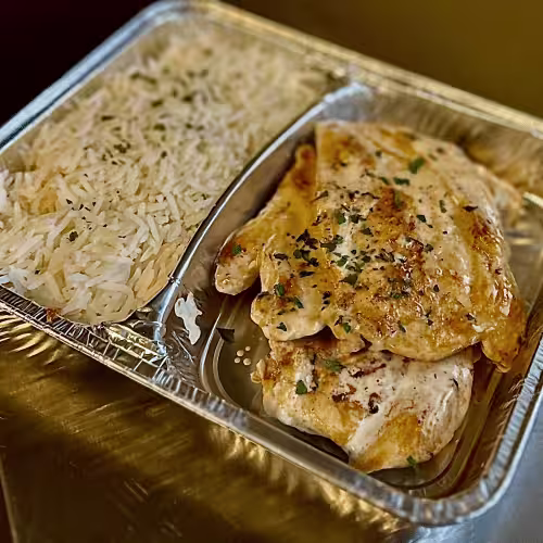 Naturschhnitzel vom Huhn ( Gegrillt )