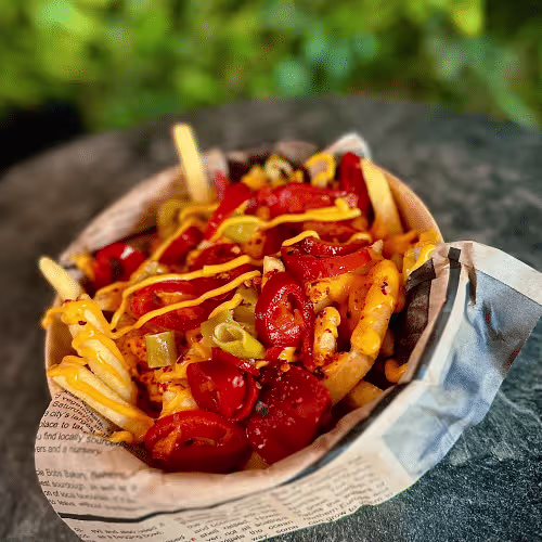 Cheesy Spicy Fries