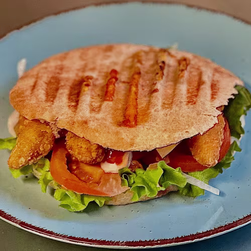 Chicken-Strips Sandwich