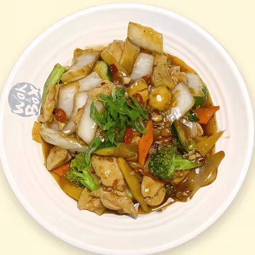 Wokgemüse nach Szechuan Art (sehr scharf)