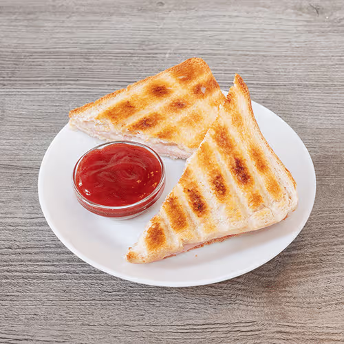 Toast mit Schinken und käse .