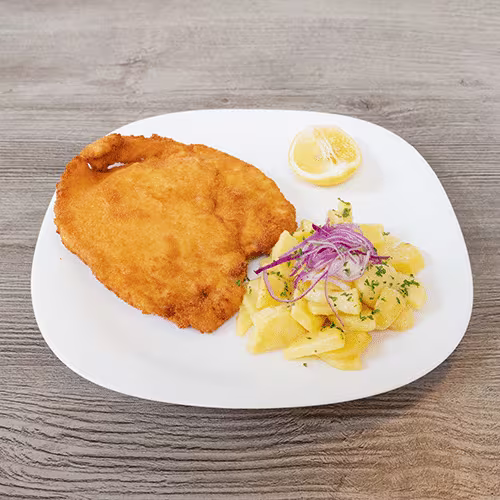Wiener schnitzel von huhn