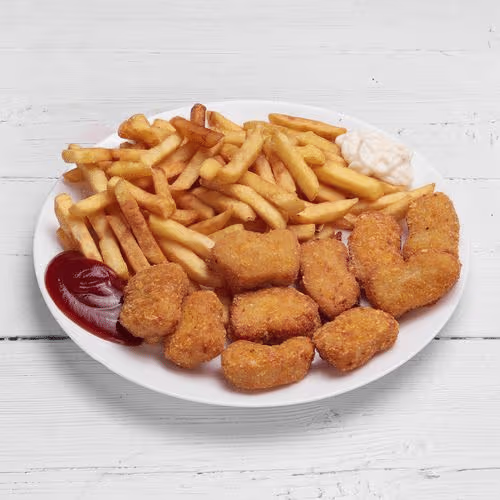 Chicken Nuggets Teller (klein)