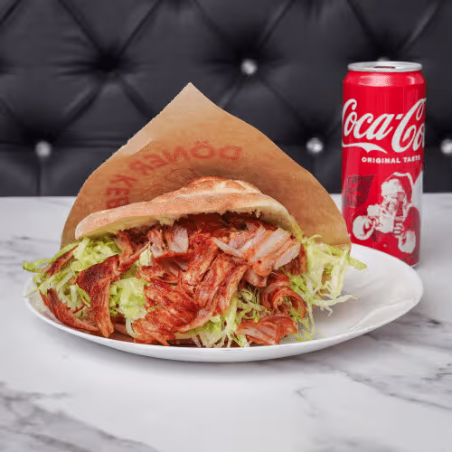 Hühnerkebap Sandwich Menü