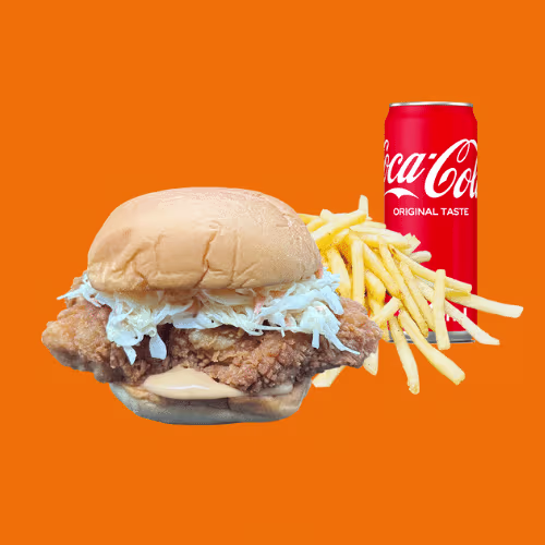 Rocket Chicken Burger Menü