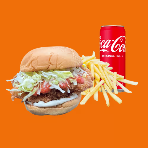 Spicy Chicken Burger Menü