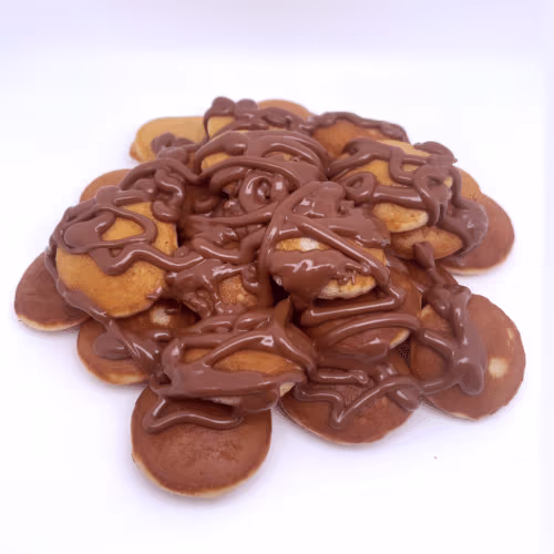 Poffertjes mit Schokolade