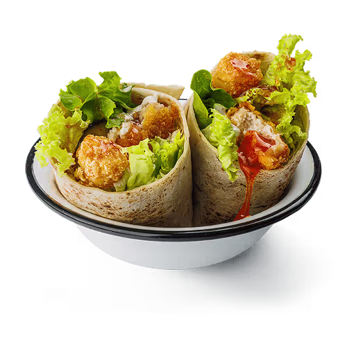 Hot Honney Chick'n Wrap