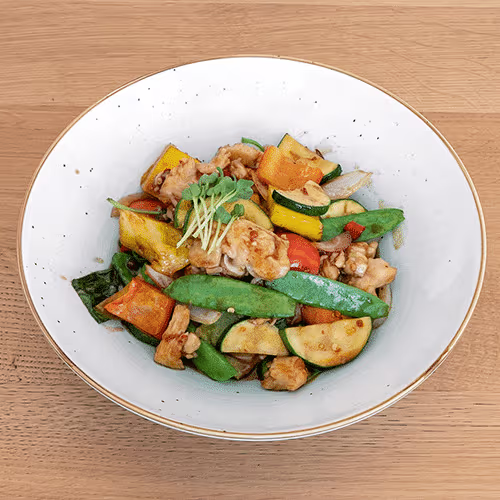 Khing Chili Beef (scharf)