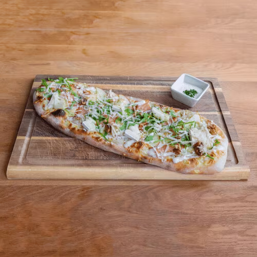 Flammfladen Lachs