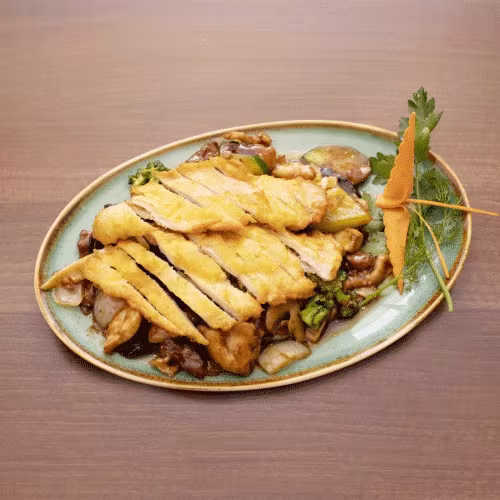 Hühnerfleisch süß-sauer