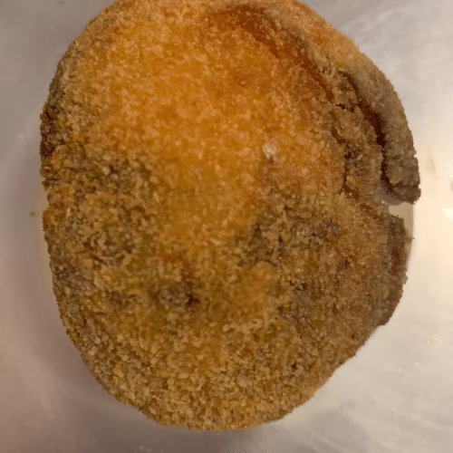 Gebackenes Eis (flambiert)