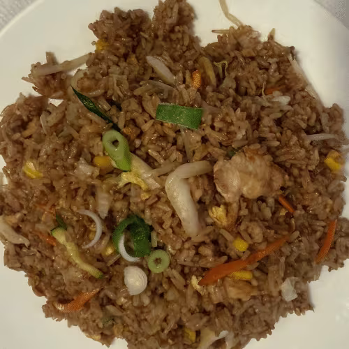 Gebratener Reis mit Hühnerfleisch