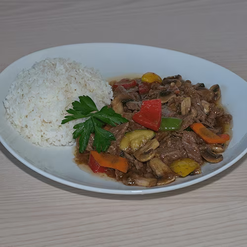C14 - Rindfleisch mit Champignons