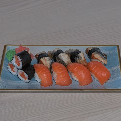 J15 - Lachs Unagi Sushi