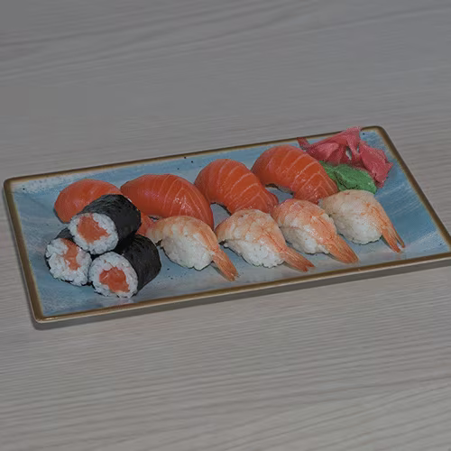 J11 - Lachs Ebi Sushi