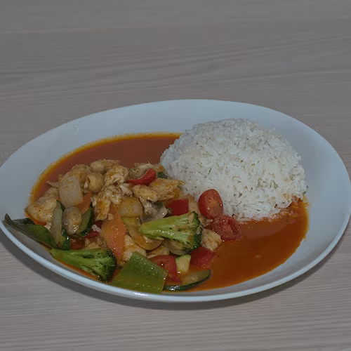 T16 - Massaman Curry mit Hühnerfleisch