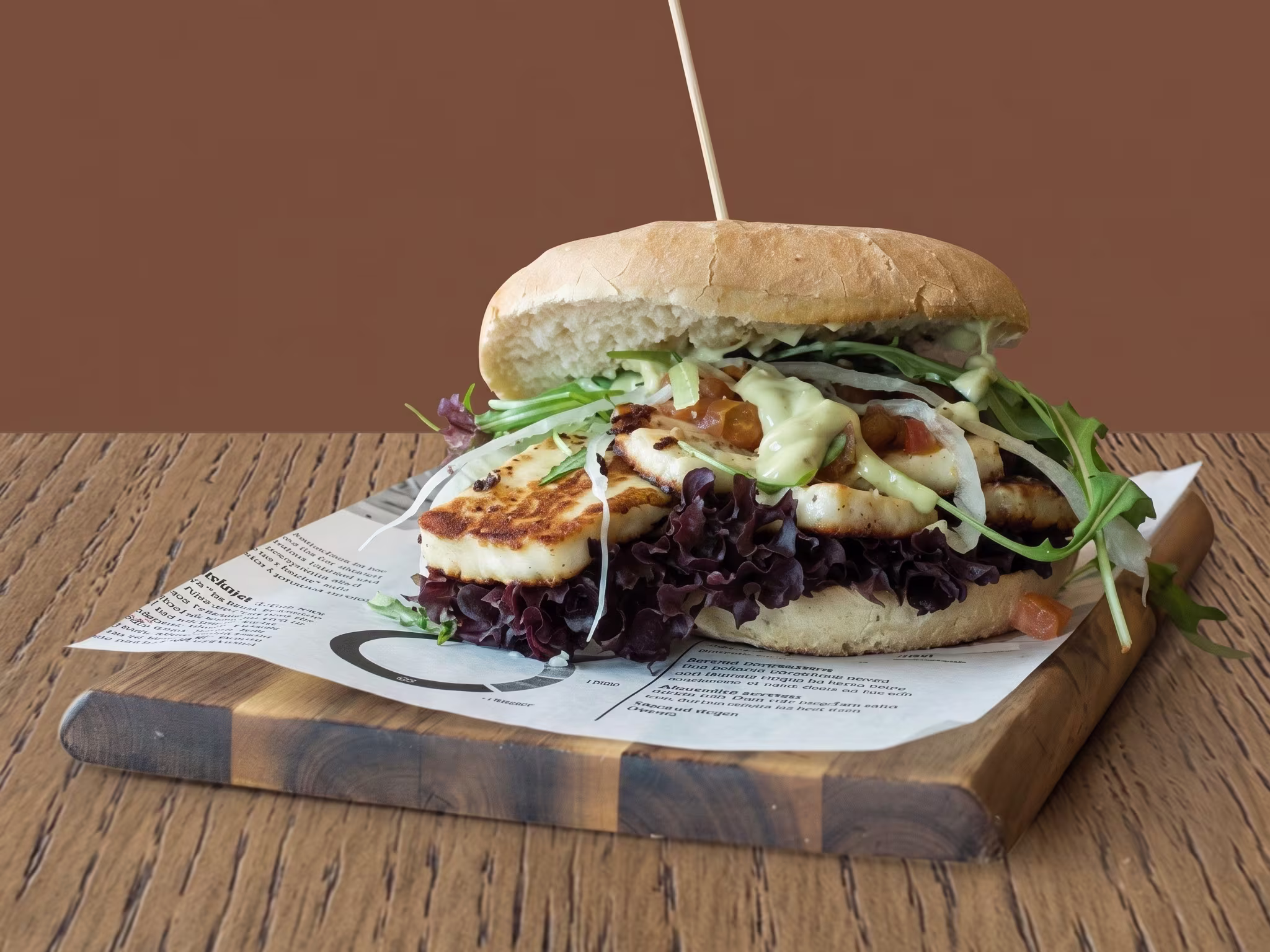 Halloumi Burger (vegetarian)