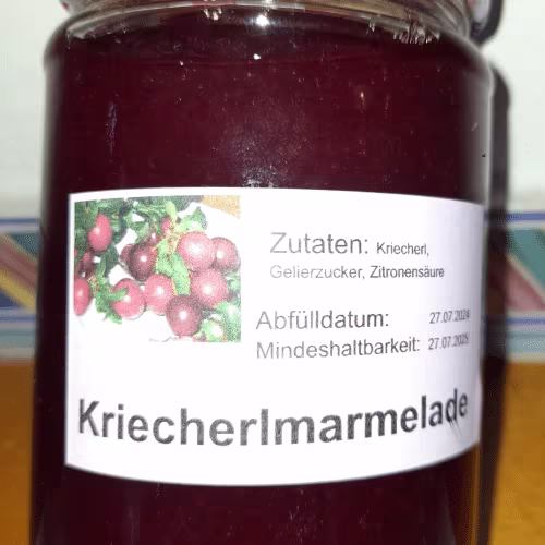Poschis Kriecherlmarmelade 360ml