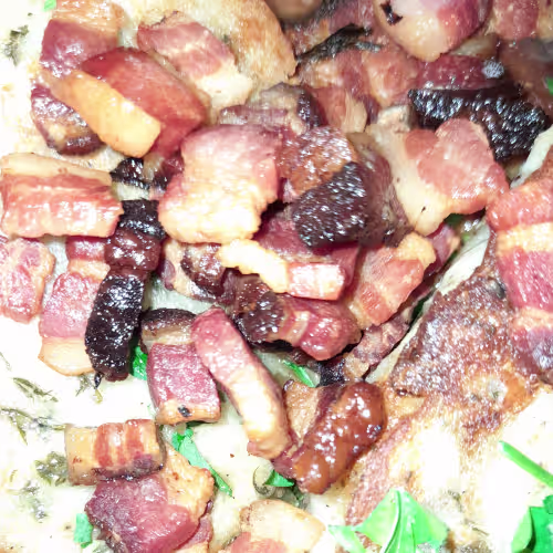 Knusprig gebratener Speck vom Mayrhofer