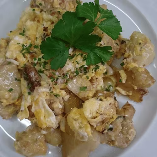 Geröstete Knödel